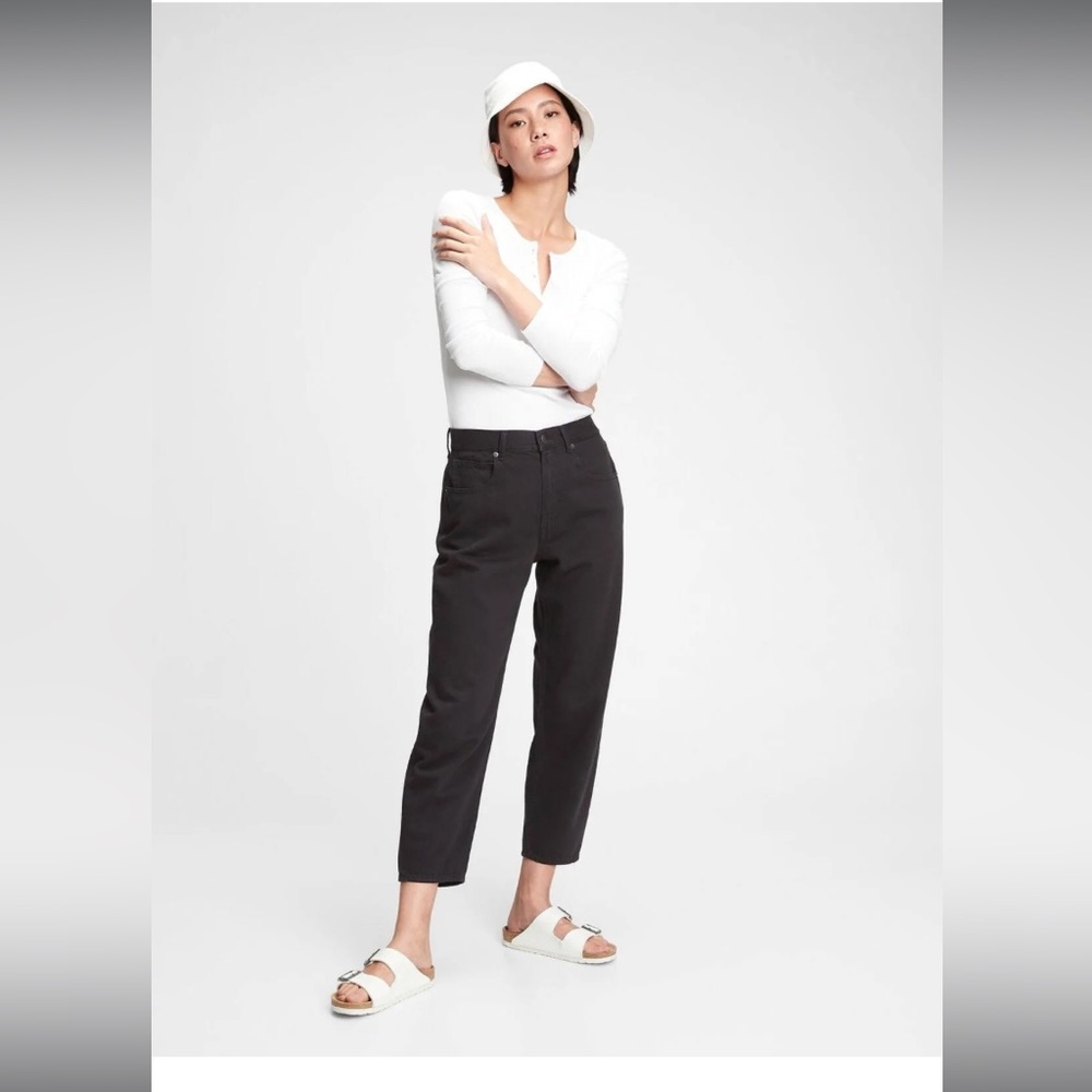 Gap Black Barrel Pants